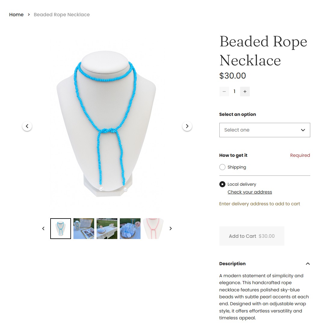 Square Store Interface